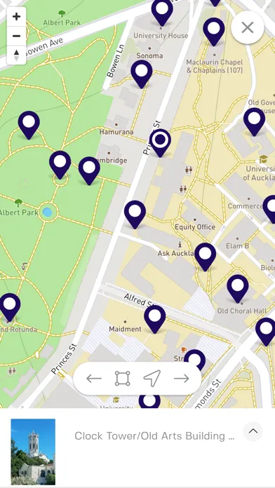 UoA Campus Tour Screenshots