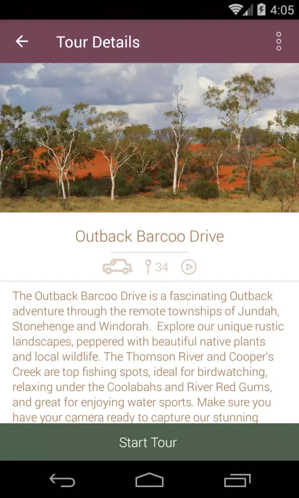 Captures d'écran de Barcoo Shire