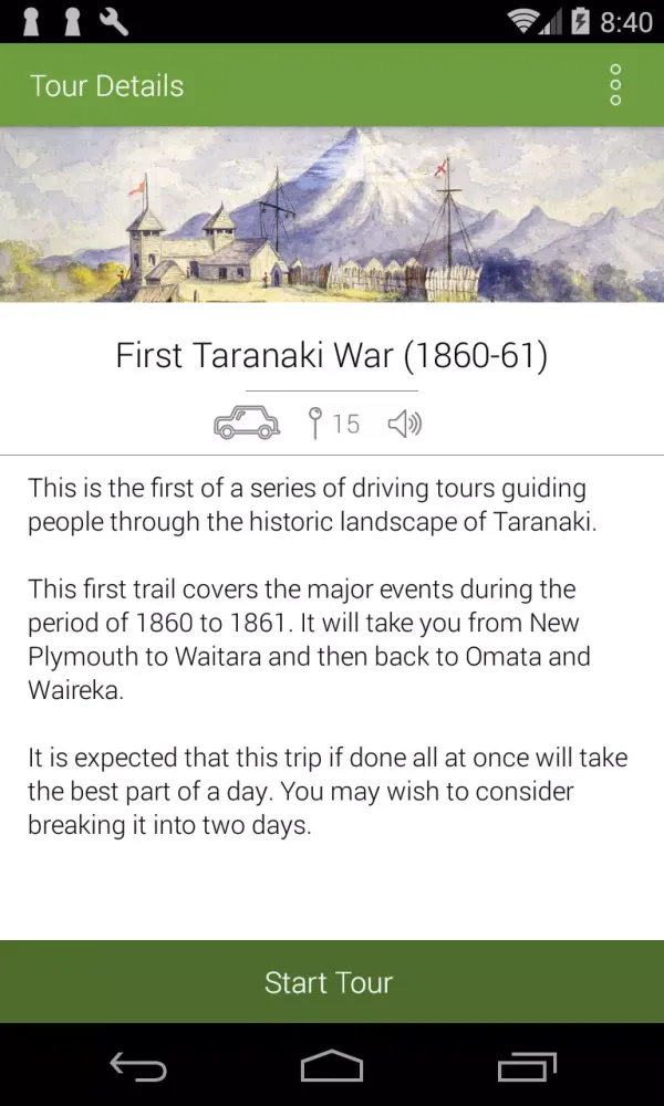 Captures d'écran de Taranaki Wars
