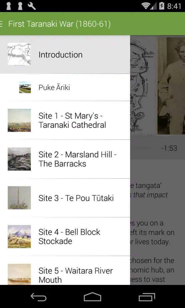 Captures d'écran de Taranaki Wars