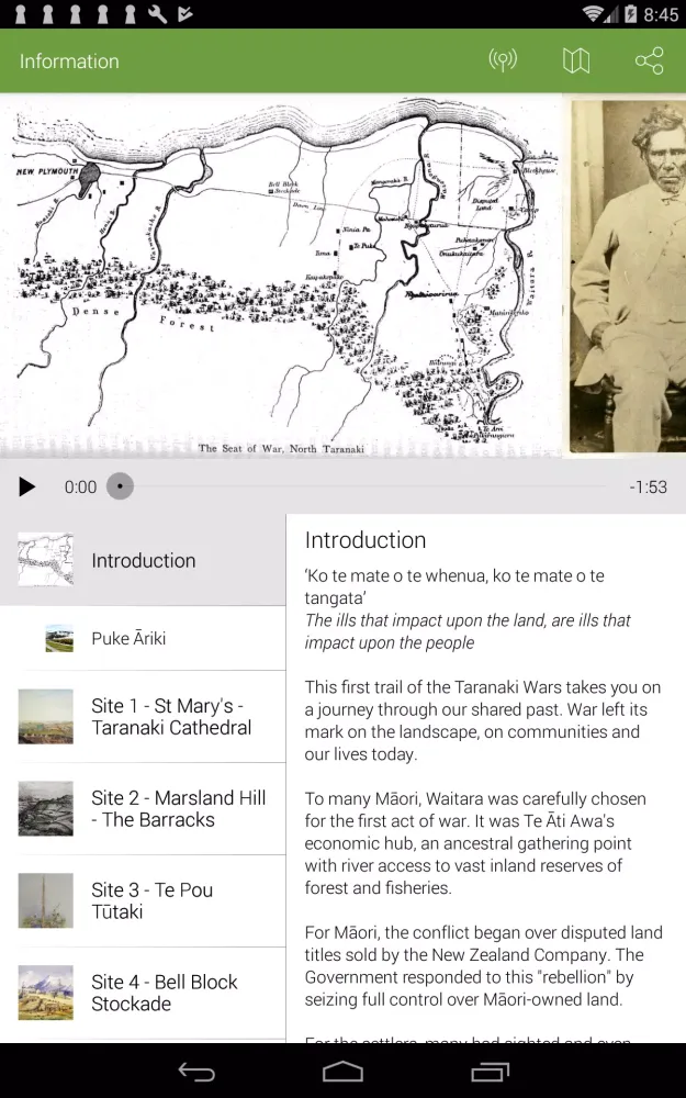 Captures d'écran de Taranaki Wars