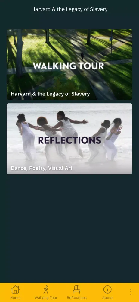 Harvard & Legacy of Slavery 스크린샷