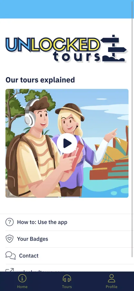 Unlocked Tours应用截图