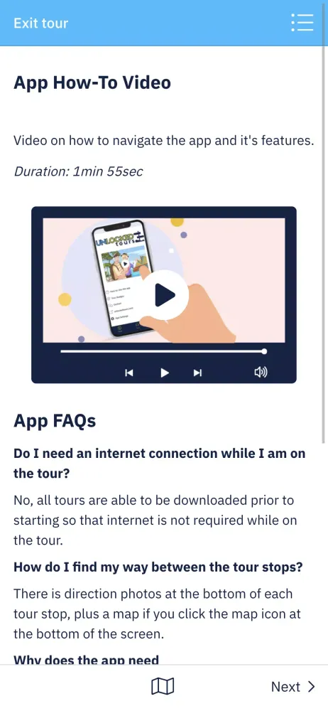 Unlocked Tours应用截图