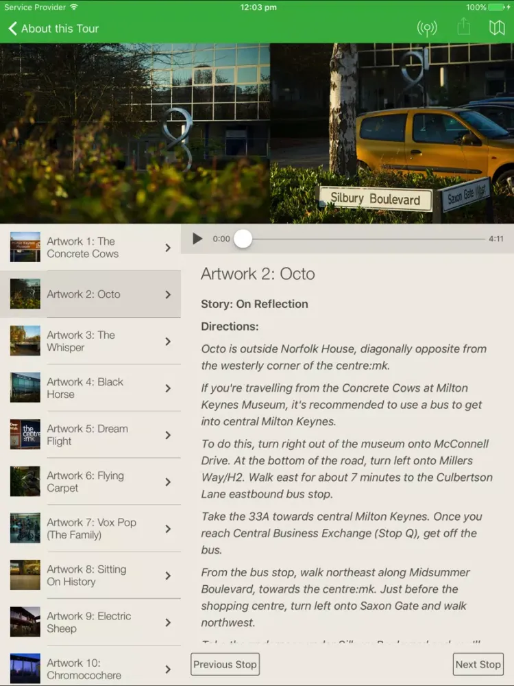 MK50 Art Trail iPad  سکرین شاٹس