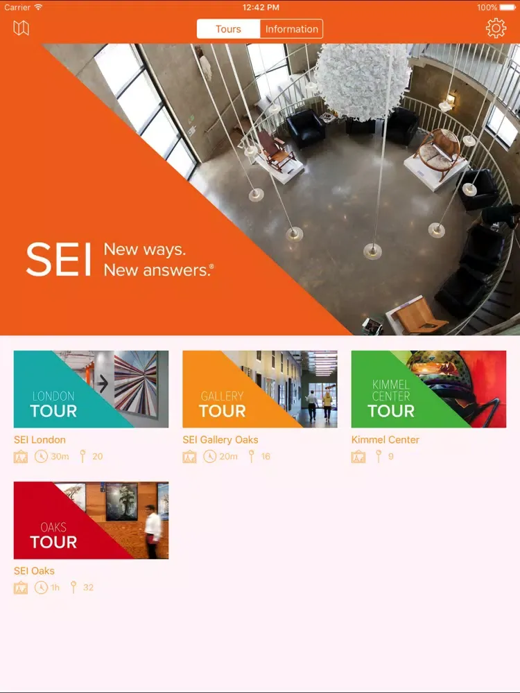SEI Tours iPad  स्क्रीनशॉट