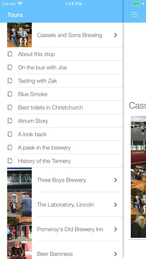 Captures d'écran de Keith Preene Craft Beer Tour