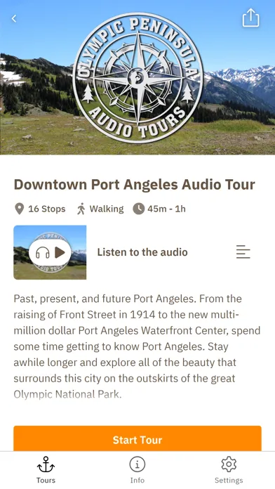 Screenshot di Olympic Peninsula Audio Tours