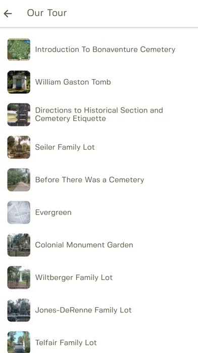 ภาพหน้าจอของ Bonaventure Cemetery Tours
