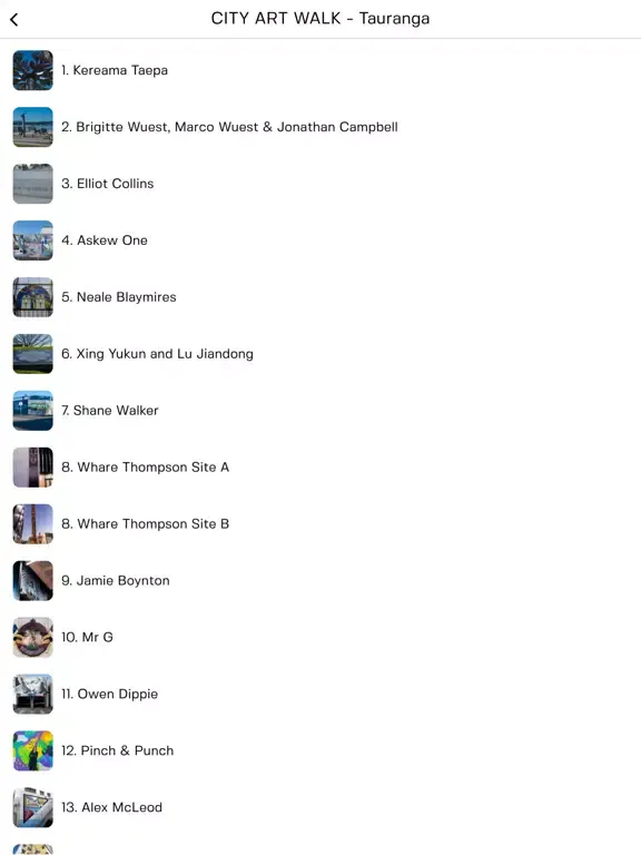 City Art Walk - Tauranga iPad  স্ক্রিনশট