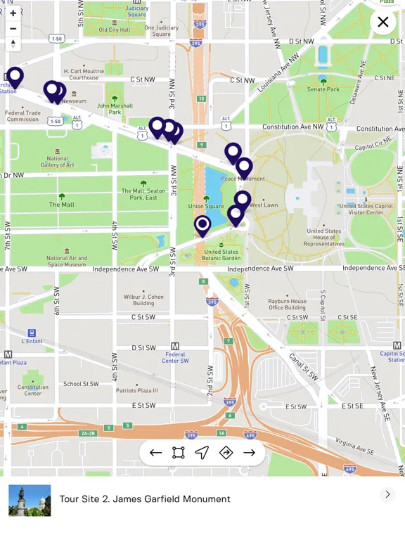 صور DC Driving/Walking Tours iPad 