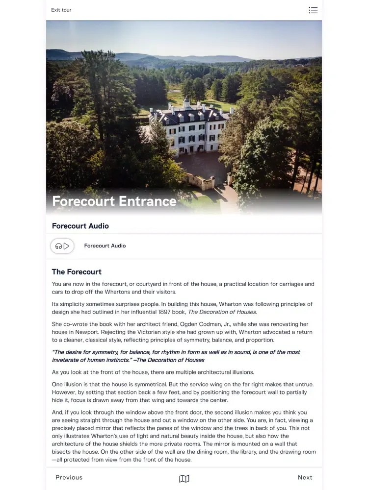 The Mount Edith Wharton's Home iPad 应用截图