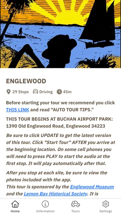 ภาพหน้าจอของ Sarasota County Auto Tours