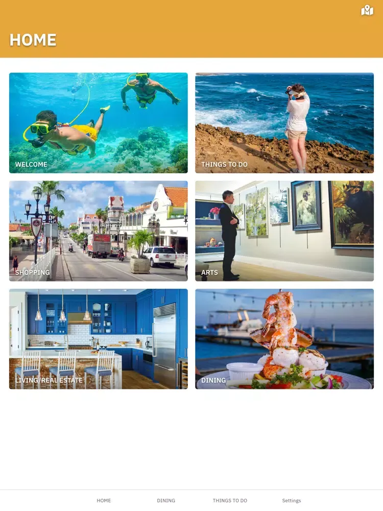 Capturas de pantalla de Discover Aruba iPad 