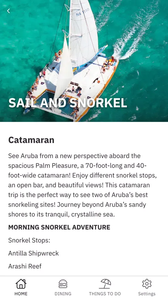Capturas de pantalla de Discover Aruba