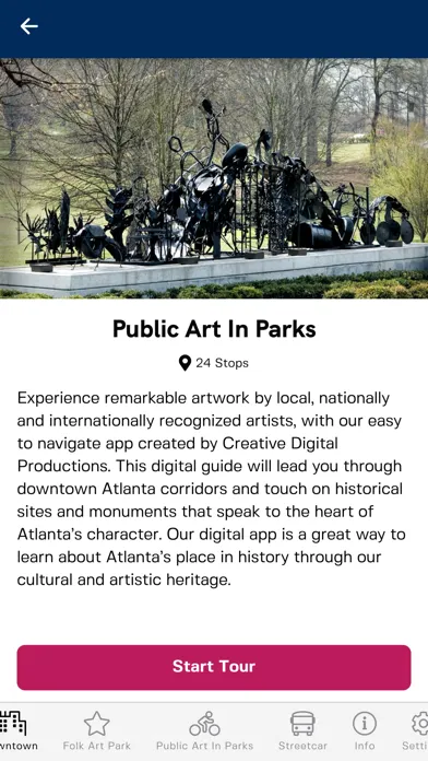 City of Atlanta Public Art 스크린샷