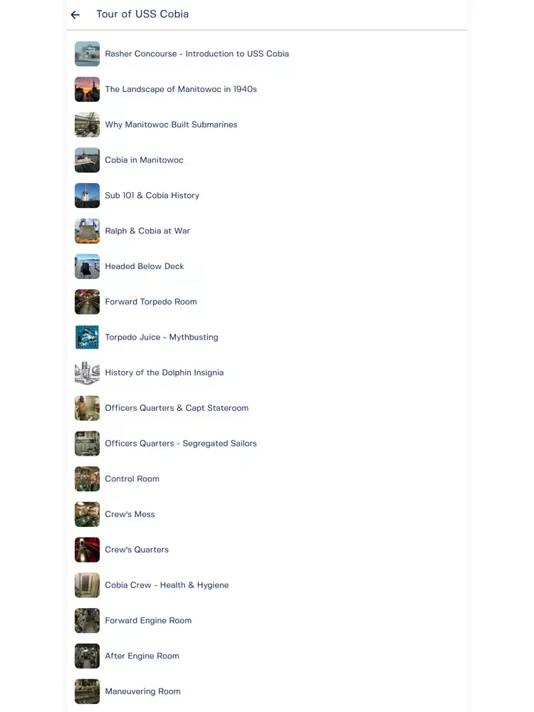 Wisconsin Maritime Musuem iPad  Screenshots