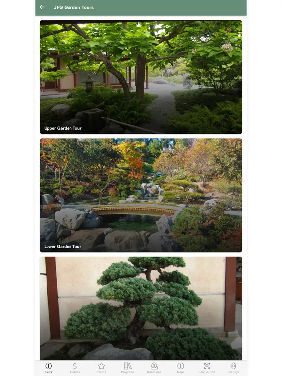 Japanese Friendship Garden iPad  스크린샷