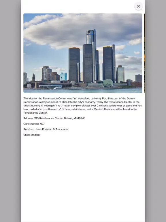 Discover Detroit! iPad  Screenshots