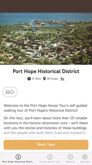 Capturas de tela do Port Hope Walking Tours