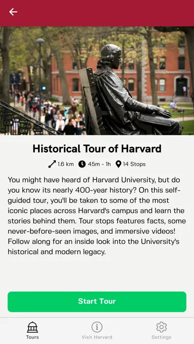 Visit Harvard Screenshots