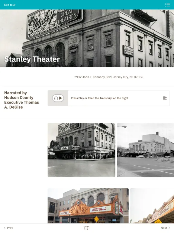 Ảnh chụp màn hình của Hudson County Walking Tours iPad 