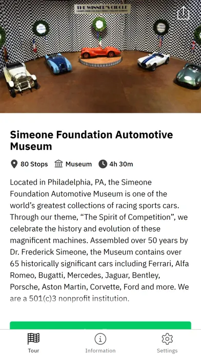 Zrzuty ekranu Simeone Automotive Museum