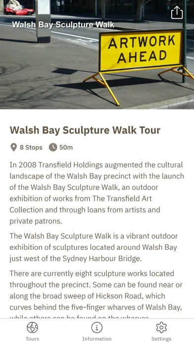 Captures d'écran de Walsh Bay Sculpture Walk