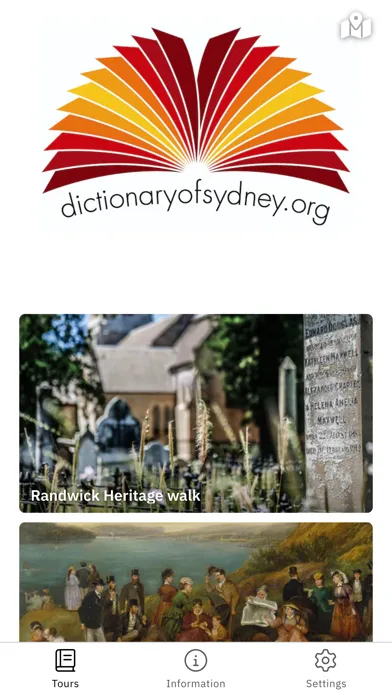 Capturas de pantalla de Dictionary of Sydney walks