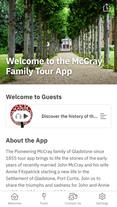 Ảnh chụp màn hình của Gladstone McCray Trails