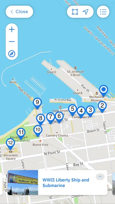 City Explorer San Francisco स्क्रीनशॉट
