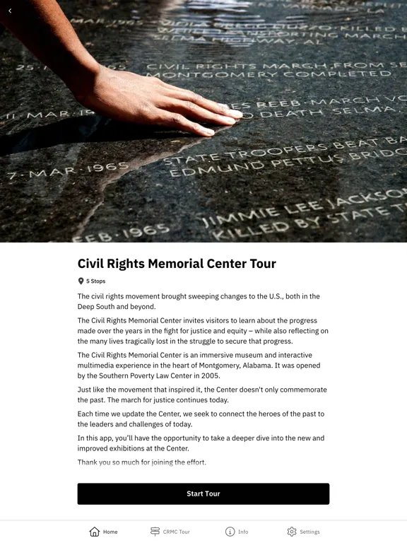 صور Civil Rights Memorial Center iPad 