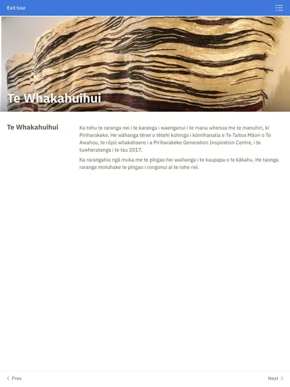 Ảnh chụp màn hình của Te Awahou Nieuwe Stroom iPad 
