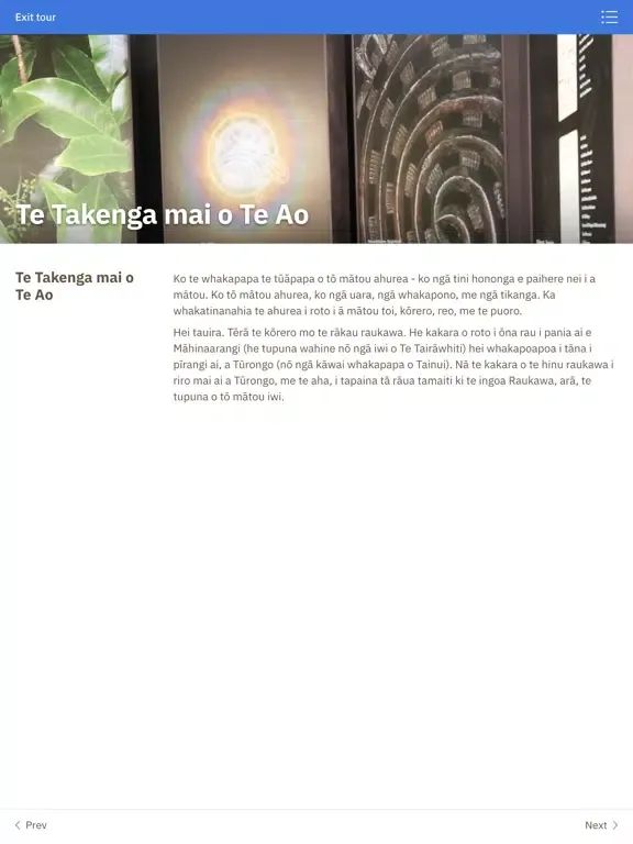 Ảnh chụp màn hình của Te Awahou Nieuwe Stroom iPad 