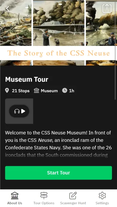 Zrzuty ekranu CSS Neuse Museum Tours