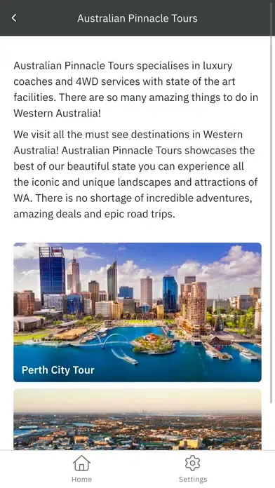 Ảnh chụp màn hình của Pinnacle Travel Group