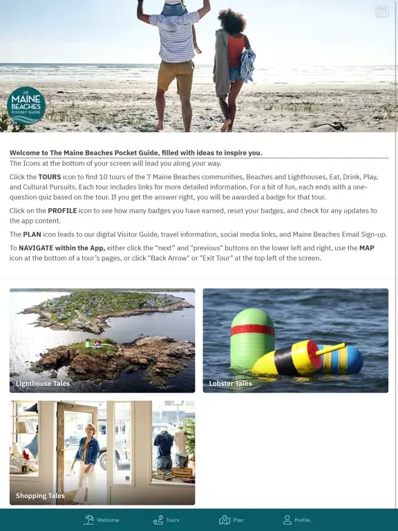 Capturas de tela do The Maine Beaches Pocket Guide iPad 