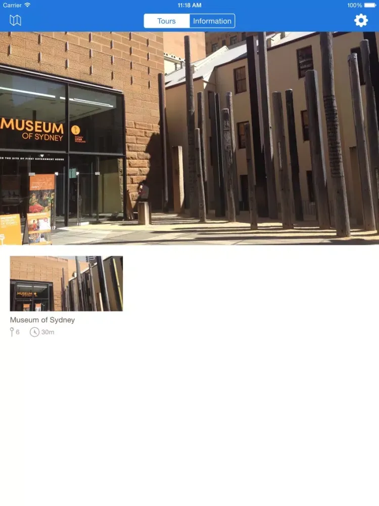 Capturas de tela do UTS Ideas in History iPad 