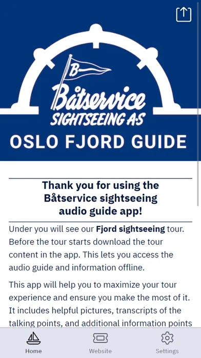 Zrzuty ekranu Oslo fjord guide