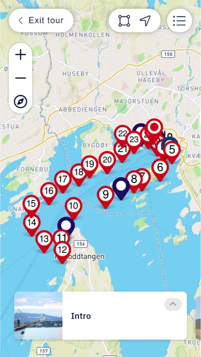 Zrzuty ekranu Oslo fjord guide
