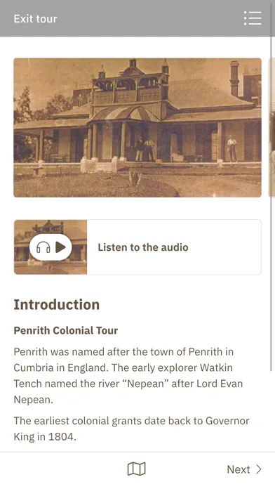 Captures d'écran de Heritage of Western Sydney
