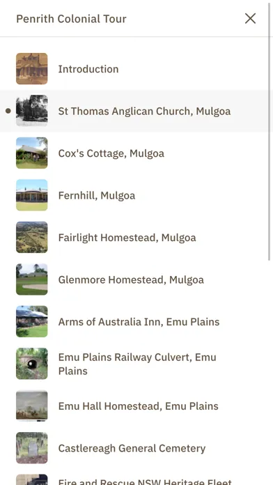Captures d'écran de Heritage of Western Sydney