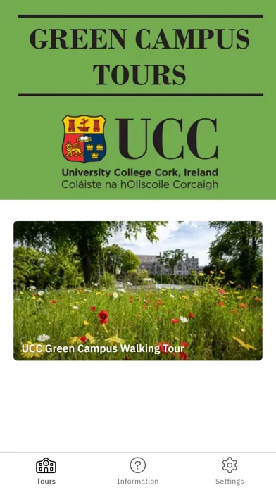 UCC Green Campus Tours स्क्रीनशॉट