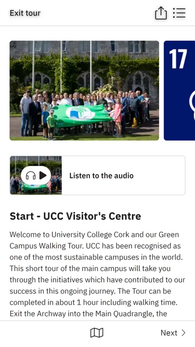 UCC Green Campus Tours स्क्रीनशॉट