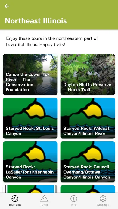 Prairie State Hike App سکرین شاٹس