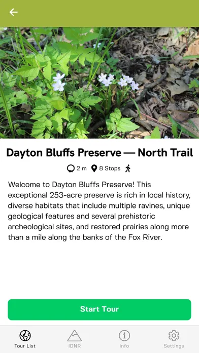 Prairie State Hike App سکرین شاٹس