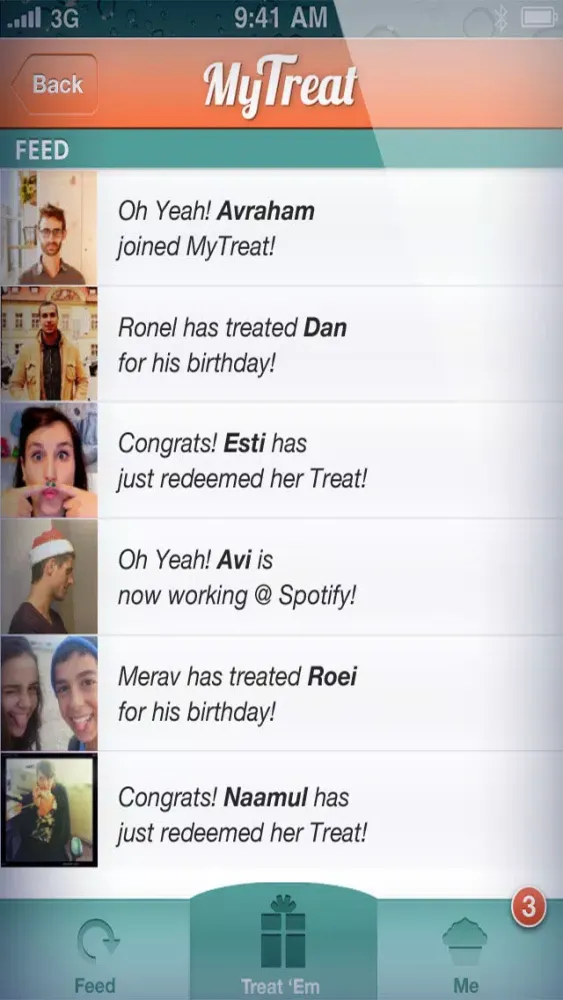 MyTreat Social Gifting Ekran Görüntüleri