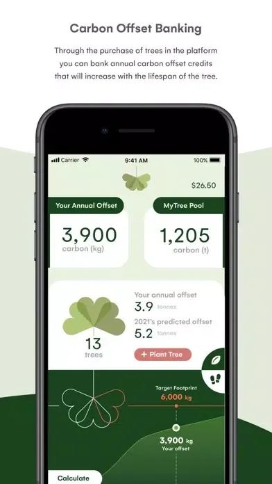 ภาพหน้าจอของ MyTree App