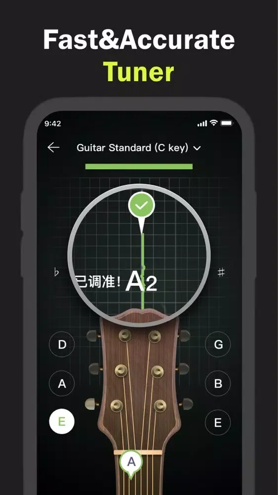 Capturas de pantalla de Guitar Tuner-Ukulele Tuner Max