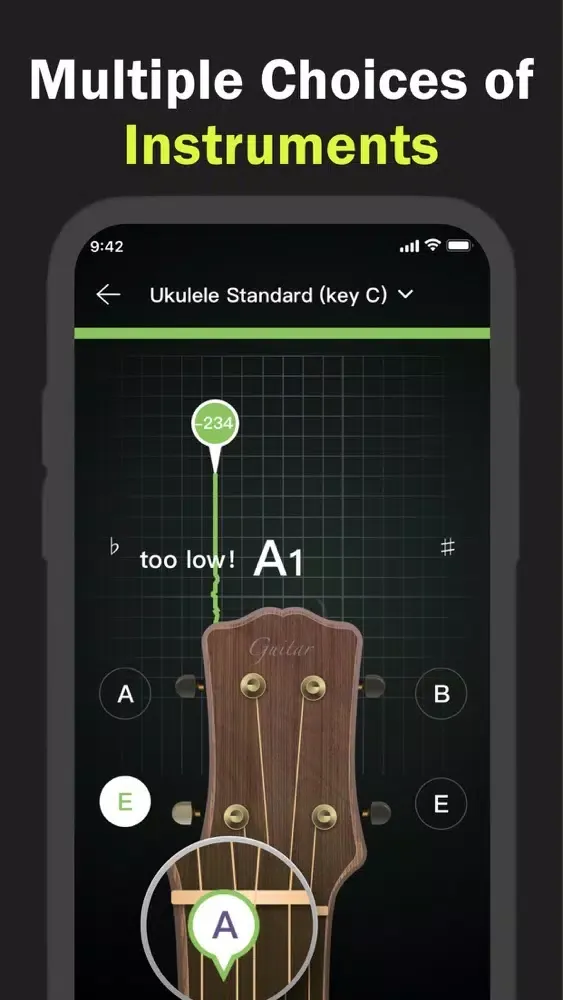 Capturas de pantalla de Guitar Tuner-Ukulele Tuner Max